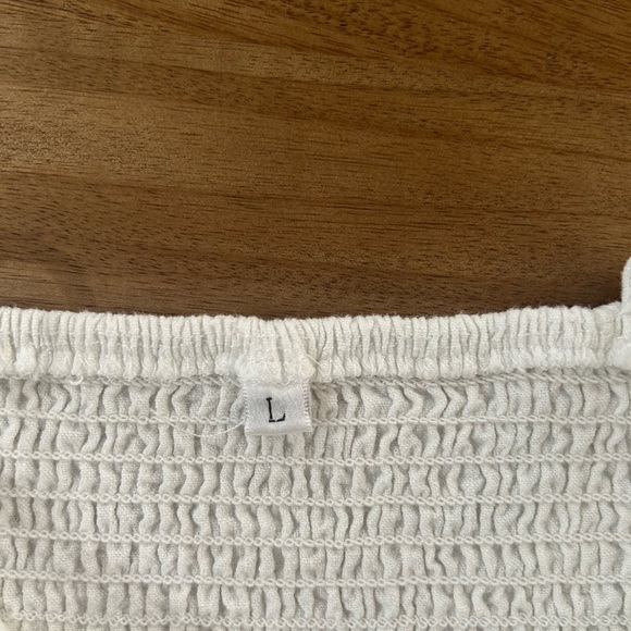 One-Shoulder White Romper with Adjustable Strap - Picture 4 of 7